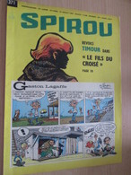 CLI518 : Pour Fans De GASTON LAGAFFE : COUVERTURE A4 Spirou Années 60 Avec Gag + TIMOUR - Gaston