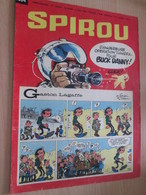 CLI518 : Pour Fans De GASTON LAGAFFE : COUVERTURE A4 Spirou Années 60 Avec Gag + BUCK DANNY - Gaston