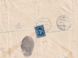 EGYPTE 1934 LETTRE RECOMMANDEE DE SAN STEFANO - Lettres & Documents