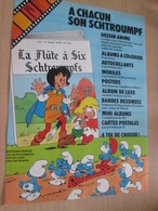 CLI518 : Pour Fans De SCHTROUMPFS : Page PUB A4 Spirou Années 60/70 Avec Nouvel Album Paru - Schtroumpfs, Les