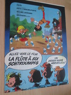 CLI518 : Pour Fans De SCHTROUMPFS : Page PUB A4 Spirou Années 60/70  DESSIN ANIME - Schtroumpfs, Les - Los Pitufos