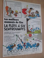 CLI518 : Pour Fans De SCHTROUMPFS : Page PUB A4 Spirou Années 60/70  DESSIN ANIME - Schtroumpfs, Les