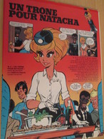 CLI518 : Pour Fans De NATACHA : Page A4 Spirou Années 70/80 PARUTION D'UN NOUVEL ALBUM - Natacha