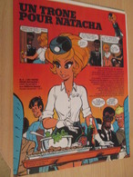 CLI518 : Pour Fans De NATACHA : Page A4 Spirou Années 70/80 PARUTION D'UN NOUVEL ALBUM - Natacha