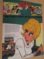 CLI518 : Pour Fans De NATACHA : Page A4 Spirou Années 70/80 PARUTION D'UN NOUVEL ALBUM - Natacha