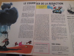 CLI518 : Pour Fans De GASTON LAGAFFE : Double Page RUBRIQUE Avec Dessins Non Repris Dans Des Albums - Gaston