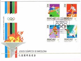 Macau, 1992, FDC Jogos Olímpicos De Barcelona - FDC