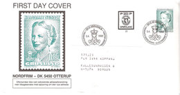 Greenland 1990 Queen Margethe II, Mi 201 , FDC - Briefe U. Dokumente