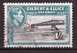 Gilbert And Ellice Islands 1939 George VI 1s Definitive Stamp In Fine Used Condition. - Gilbert & Ellice Islands (...-1979)