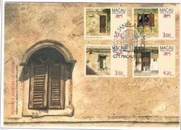 Macau, 1992, # 664/7, FDC Portas E Janelas De Macau - FDC