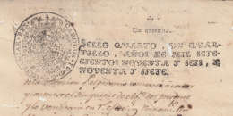 1796-PS-10 BX1060 CUBA SPAIN ESPAÑA SEALLED PAPER 1796-97 .SELLO CUARTO - Postage Due