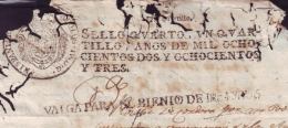 1804-PS-50 BX22 CUBA SPAIN PUERTO RICO REVENUE PAPER 1804-05 4to - Strafport