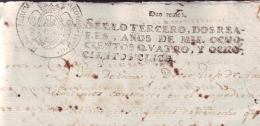 1804-PS-53 BX28 CUBA SPAIN PUERTO RICO REVENUE PAPER 1804-05 3ro ESPAÑA - Postage Due