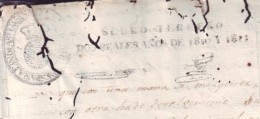 1810-PS-50 BX173 CUBA SPAIN ESPAÑA PAPEL SELLADO 1810-11 SELLO 3RO PRIMERA EMISION LOCAL DE LA HABANA - Portomarken