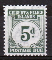 Gilbert And Ellice Islands 1940 Postage Due 5d Stamp In Mounted Mint Condition. - Gilbert & Ellice Islands (...-1979)