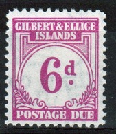 Gilbert And Ellice Islands 1940 Postage Due 6d Stamp In Mounted Mint Condition. - Gilbert & Ellice Islands (...-1979)