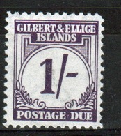 Gilbert And Ellice Islands 1940 Postage Due 1/- Stamp In Mounted Mint Condition. - Gilbert & Ellice Islands (...-1979)