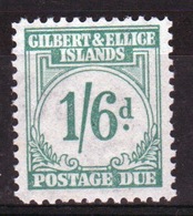 Gilbert And Ellice Islands 1940 Postage Due 1/6d Stamp In Mounted Mint Condition. - Gilbert & Ellice Islands (...-1979)