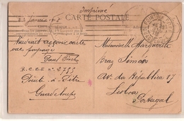 Guadeloupe & Marcofilia, Pointe A Pitre, L'Usine De Arboissierer, Lisboa 1918 (83) - Cartas & Documentos