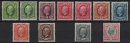 Sweden (1891)  Mi. 41/49 + Extra Stamps  /  MH - 1Kr. Stamp Is MNH !! - Unused Stamps