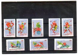 Série De 8 Timbres Adhésifs à 85 F, Neufs, De WALLIS Et FUTUNA, Série Sports, Mini-jeux Du Pacifique 2013. - Collezioni & Lotti