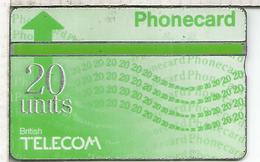 REINO UNIDO BRITISH TELECOM PHONECARD 20 - Andere & Zonder Classificatie