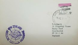 L) 1974 ROSS DEPENDENCY, ANTARCTIC, SHACKLETON'S HUT, 5C, SCOTT BASE, VANDA STATION, ANTARCTIC RESEARCH PROGRAMME, CIRCU - FDC