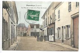 PIERRELAYE - La Rue De La Gare E La Place Du Gazon - Pierrelaye