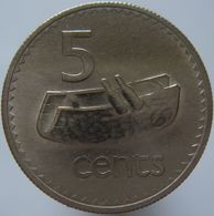 LaZooRo: Fiji 5 Cents 1969 UNC - Fidji