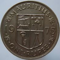 LaZooRo: Mauritius 1 Rupee 1975 XF / UNC - Maurice