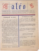 PORTUGAL - BOLETIM DAS EDIÇÕES GAMA - LISBOA  - ALÉO - Nº1 -  1942 - Magazines