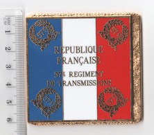 DRAPEAU 57° REGIMENT DE TRANSMISSIONS - Flaggen