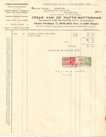 Factuur Facture - Chaudronnerie César Van De Putte - Botterman - Merelbeke 1935 - Straßenhandel Und Kleingewerbe