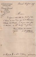 VP12.430 - Lettre - Assurance Mutuelle Contre L'Incendie - Direction Générale à POITIERS - Bank En Verzekering