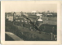 Hamburg - Landungsbrücken - Verlag Hans Andres Hamburg - Foto-AK Grossformat Handabzug - Nord