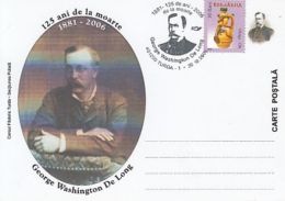 POLAR EXPLORERS, GEORGE WASHINGTON DE LONG, SPECIAL POSTCARD, 2006, ROMANIA - Explorateurs & Célébrités Polaires