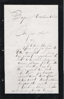 VP12.447 - MILITARIA - BAYONNE - Lettre Du Soldat ROBERT Au 49 ème De Ligne ...détaché Au Fort De Socoa CIBOURE ? - Documents