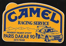 Autocollant Camel Paris Dakar 1990 Racing Service - Autres & Non Classés