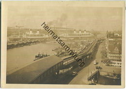 Hamburg - Hafen Und Vorsetzen - Foto-AK Grossformat - Verlag Hans Andres Hamburg - Mitte