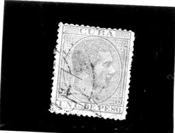 B . 1882 Cuba - Re Alfonso XII - Used Stamps