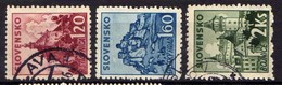 Slowakei / Slovakia, 1941, Mi 81; 83-84, Gestempelt [210618XVII] - Usati