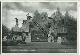 Hamburg - Hagenbecks-Tierpark - Haupteingang - Verlag Wilh. Flohe Hamburg - Stellingen