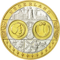 Pays-Bas, Médaille, L'Europe, Reine Béatrix, SPL+, Argent - Autres & Non Classés