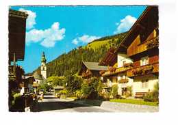 Austria Autriche Tirol Wildschonau Strassenbild In Der Sommerfrische Oberau Im Hochtal CPSM GF + Timbre - Wildschönau