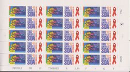 Europa Cept 1994 France 1v + Label SIDA Sheetlet (unfolded) ** Mnh (F7194) - 1984