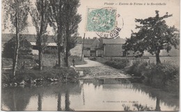 PLAISIR  ENTREE DE FERME A LA BRETECHELLE    En 1906 - Plaisir