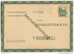 FP 8 - Funklotterie-Postkarte Berlin - Bedarfsgebraucht - Wertstempel 20 Pfg Lorsch / Hessen - Gelaufen Im April 1969 - Cartoline - Usati