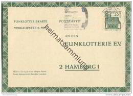 FP 8 - Funklotterie-Postkarte Berlin - Bedarfsgebraucht - Wertstempel 20 Pfg Lorsch / Hessen - Gelaufen Im April 1969 - Cartes Postales - Oblitérées