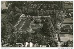 Werne - Freibad - Luftbild - Foto-AK 1961 - Werne