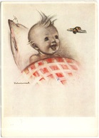 Tematica - Illustratori - Hummel - 1966 - 20 Michelangiolesca - Neonato - Bambino - Viaggiata Da Novara Per Milano - Hummel